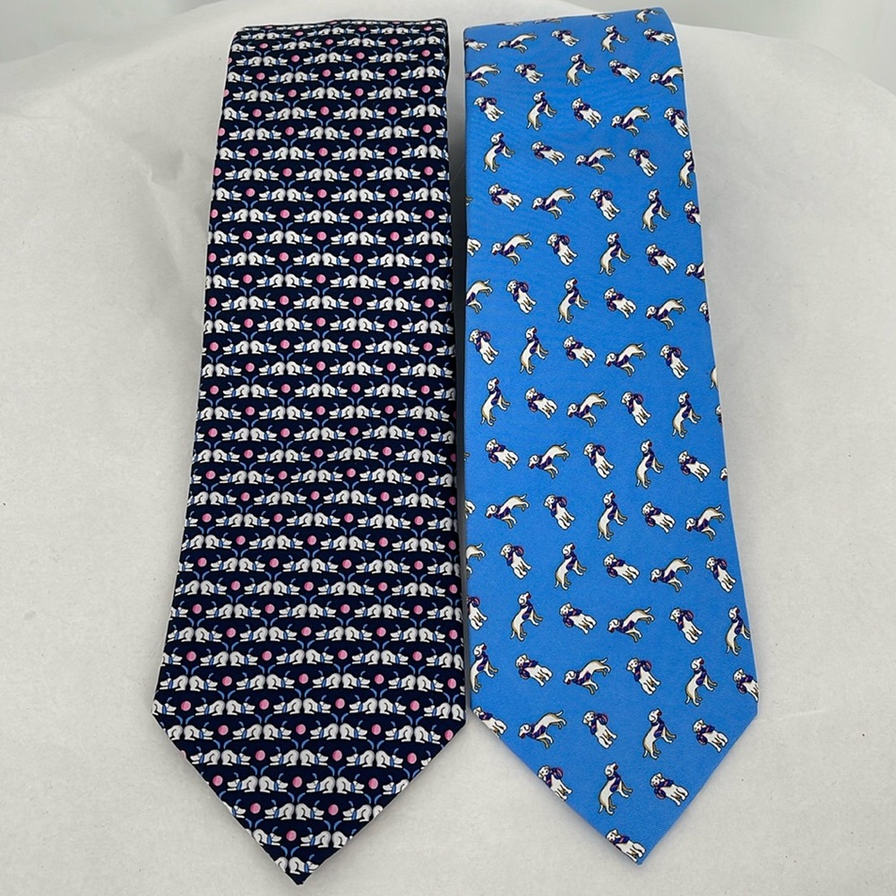 Bloomingdale's Dog Dad Silk Ties‎ Bundle